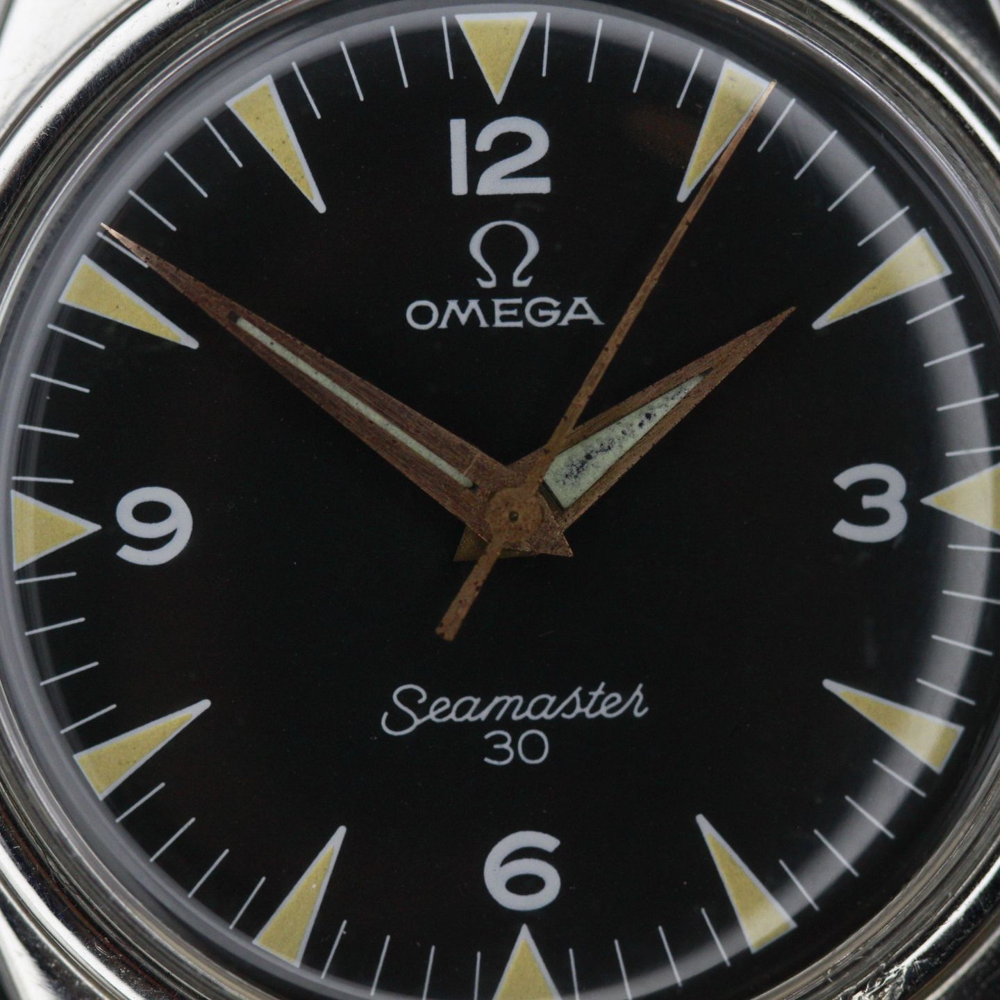 Omega Vintage 2296 (1958) - Zwart wijzerplaat Onbekend Staal (8/8)