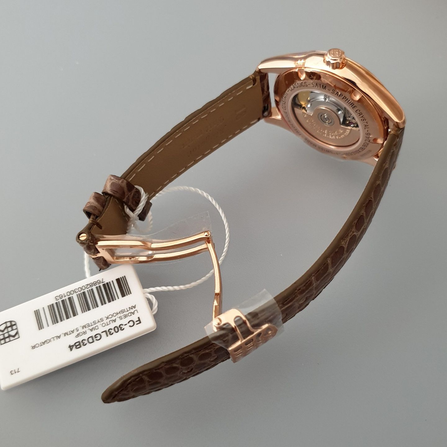 Frederique Constant Ladies Automatic FC-303LGD3B4 (2025) - Zilver wijzerplaat 36mm Staal (8/8)