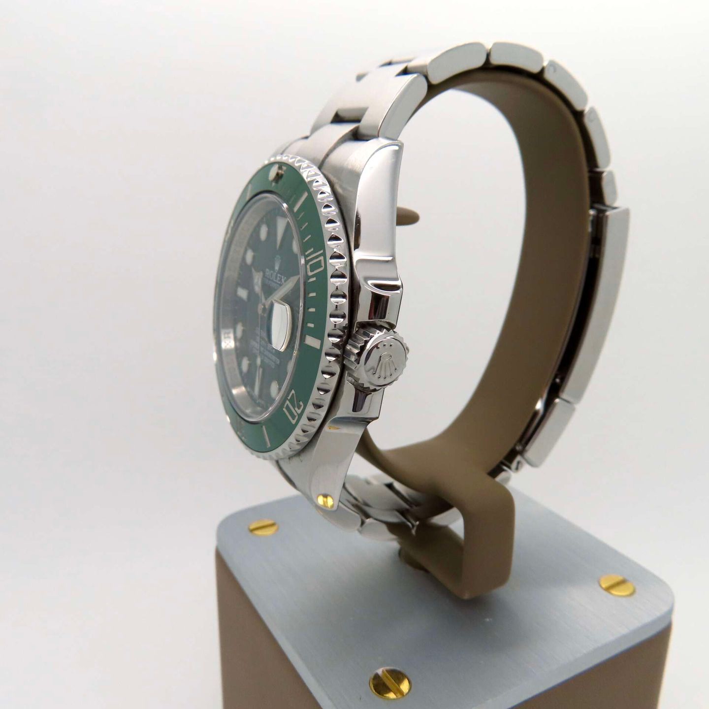 Rolex Submariner Date 116610LV (2011) - Green dial 40 mm Steel case (3/8)