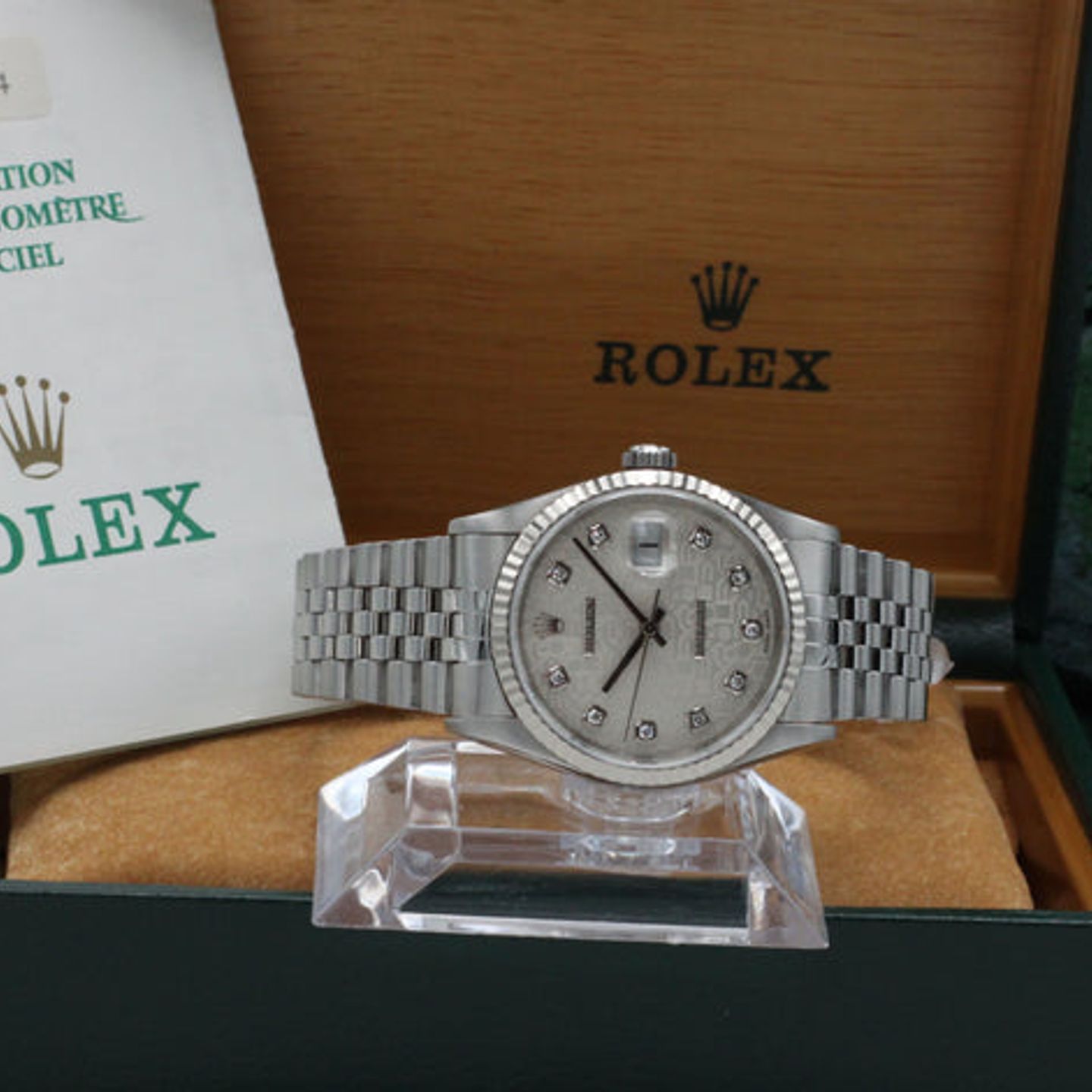 Rolex Datejust 36 16234 (1997) - Silver dial 36 mm Steel case (3/7)