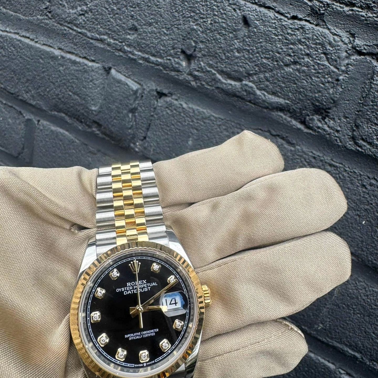 Rolex Datejust 36 126233 (2020) - Zwart wijzerplaat 36mm Staal (4/4)