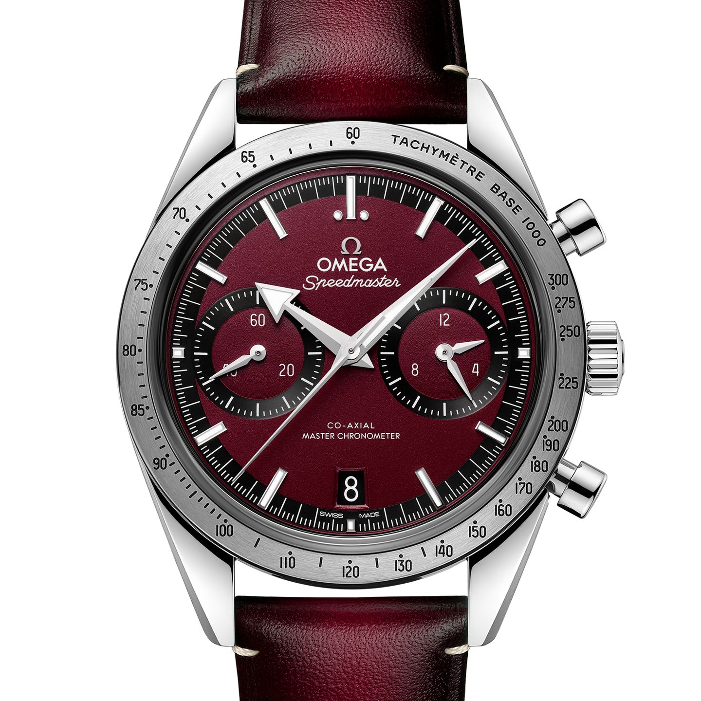 Omega Speedmaster '57 332.12.41.51.11.001 (2024) - Red dial 40 mm Steel case (1/8)