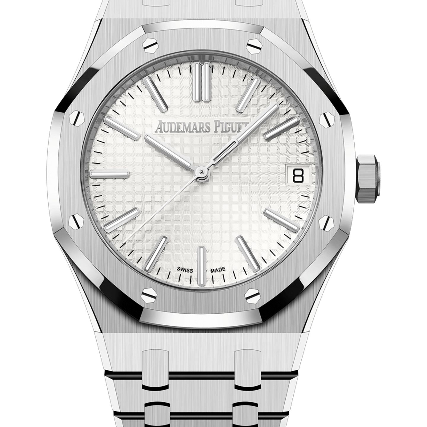 Audemars Piguet Royal Oak Selfwinding 15510ST.OO.1320ST.03 (2025) - White dial 41 mm Steel case (1/1)