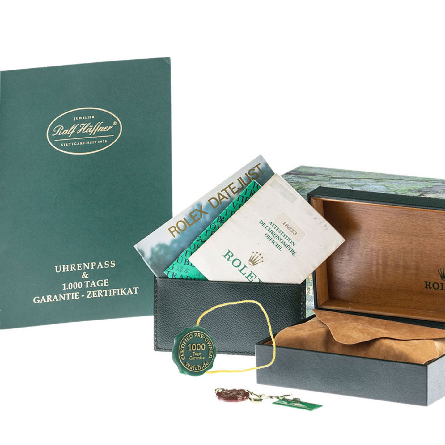 Rolex Datejust 36 16233 (1991) - Black dial 36 mm Gold/Steel case (2/7)