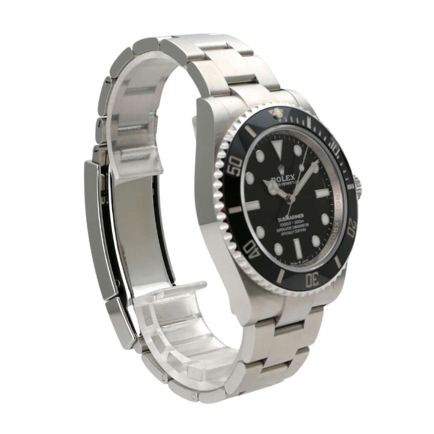 Rolex Submariner No Date 124060 (2021) - Zwart wijzerplaat 41mm Staal (4/8)