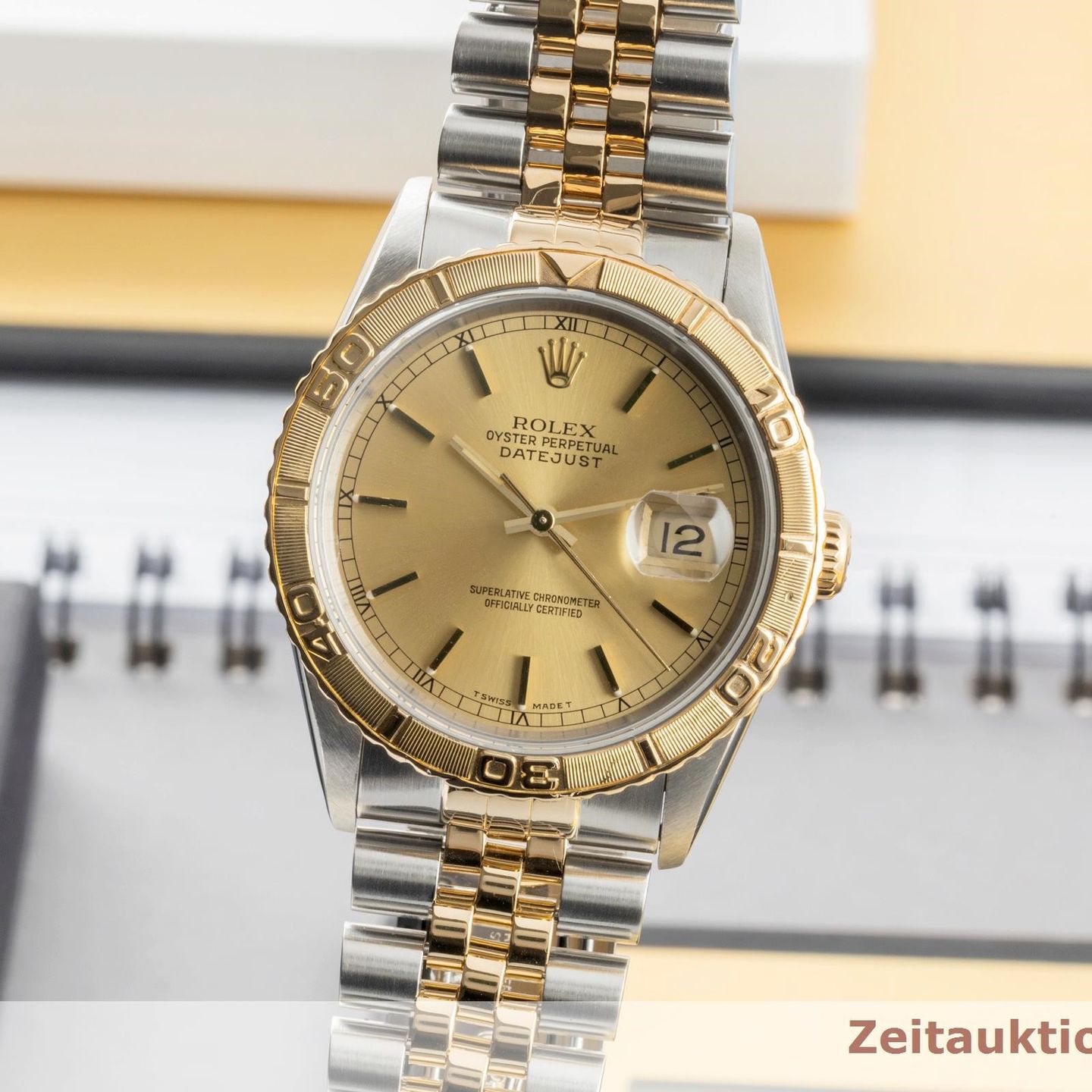Rolex Datejust Turn-O-Graph 116263 (1990) - 36mm Goud/Staal (3/8)