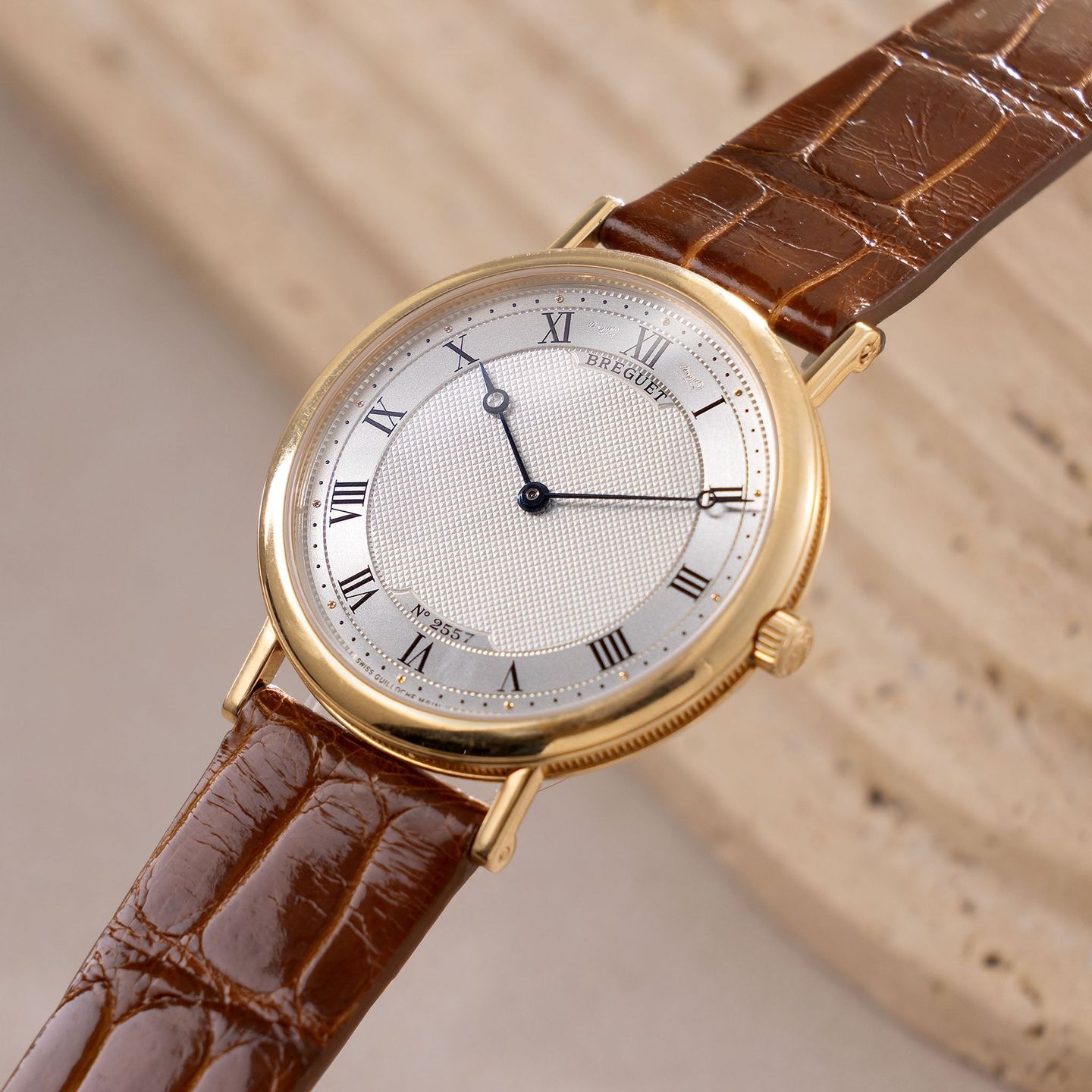 Breguet Classique 5130 (Onbekend (willekeurig serienummer)) - Wit wijzerplaat 36mm Geelgoud (1/8)