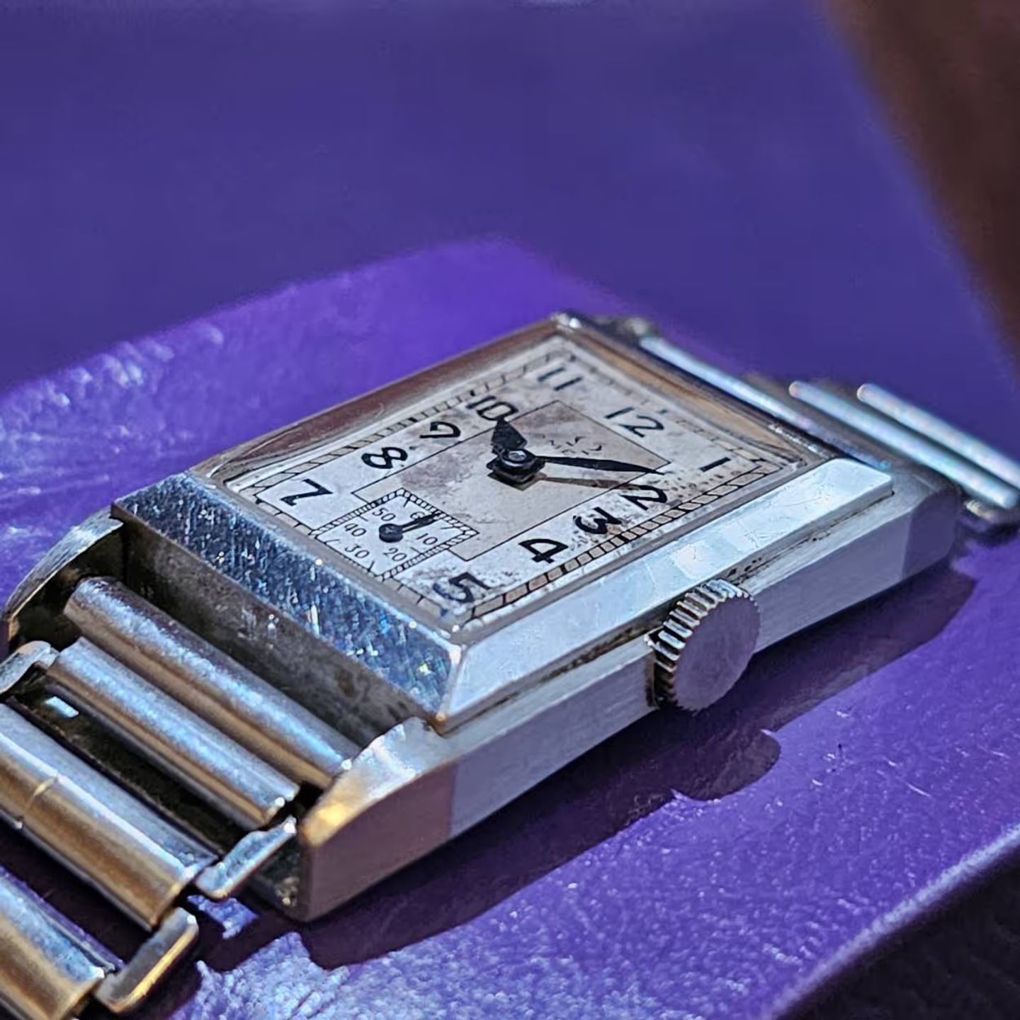 Omega Vintage Unknown (1920) - Silver dial 22 mm Steel case (4/4)