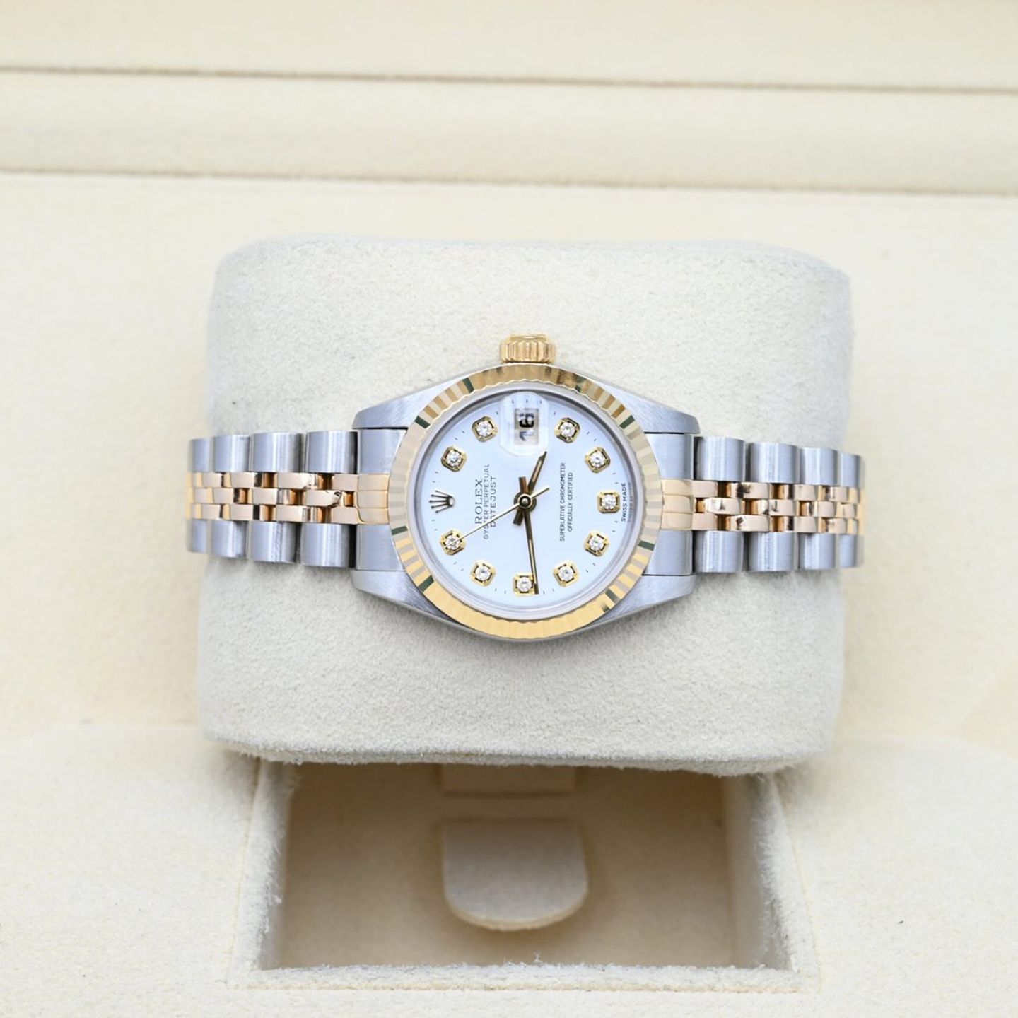 Rolex Lady-Datejust 69173 (1995) - 26mm Goud/Staal (5/7)