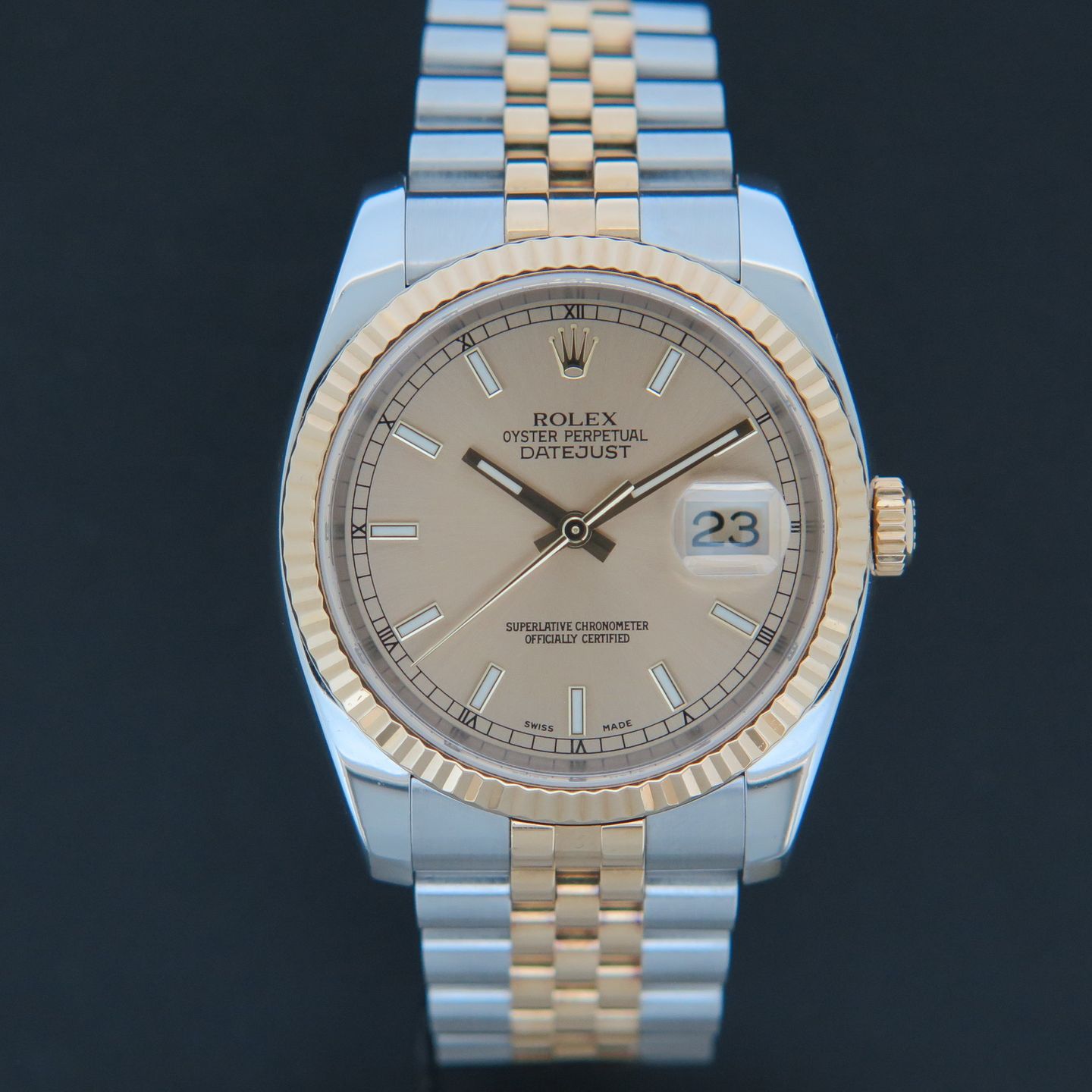 Rolex Datejust 36 116233 (2004) - 36mm Goud/Staal (3/4)