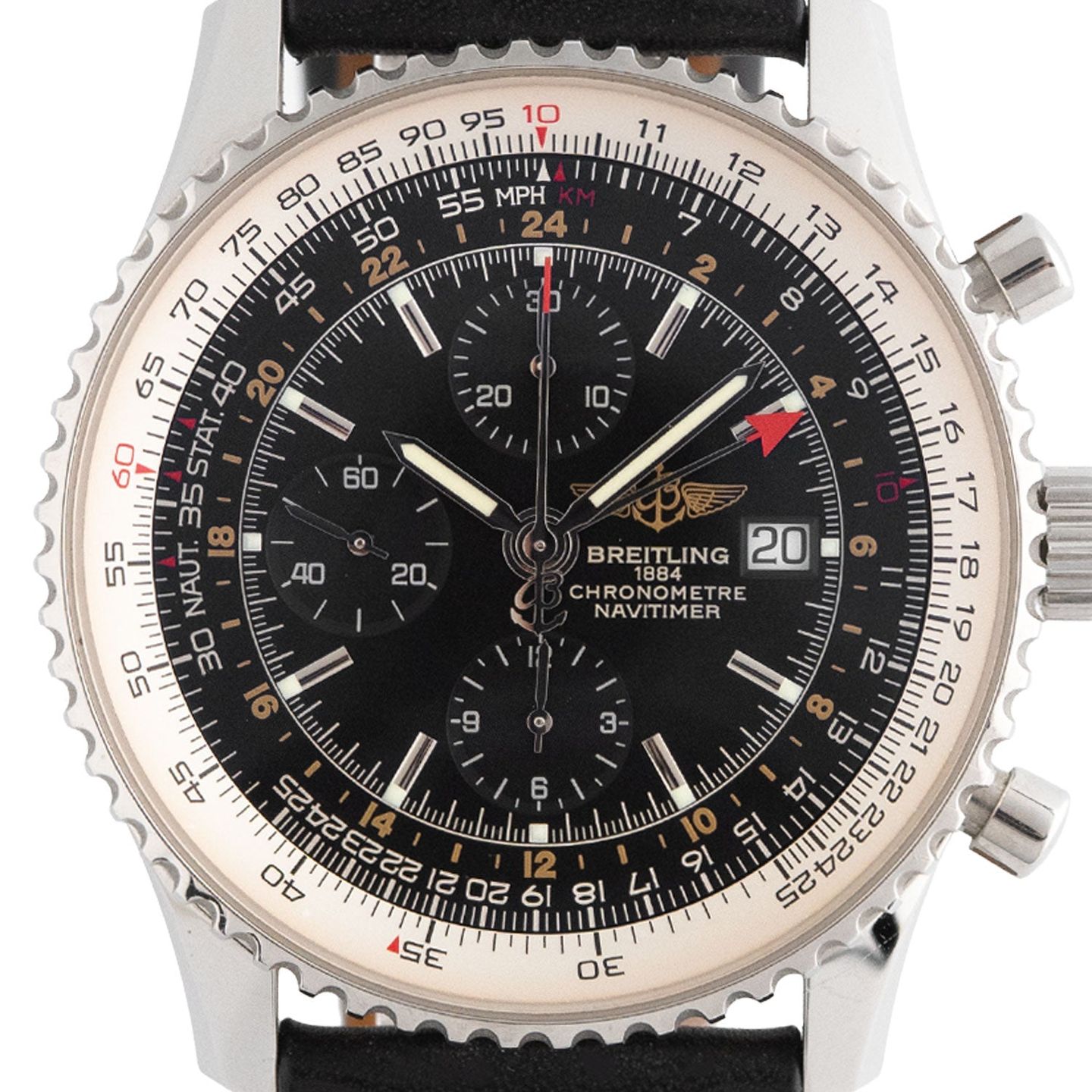 Breitling Navitimer World A24322 (2011) - 46 mm Steel case (2/6)