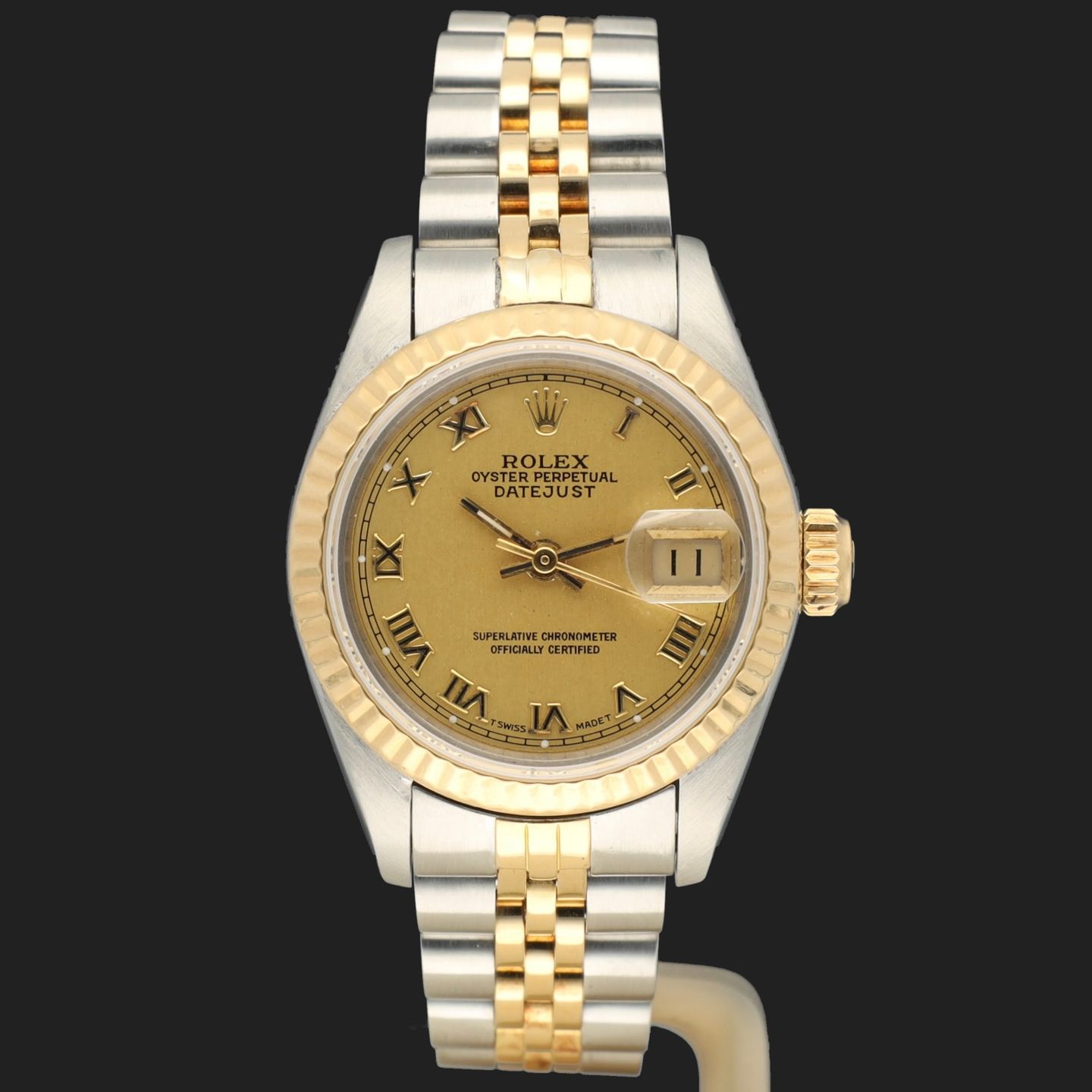 Rolex Lady-Datejust 69173 (1988) - 26 mm Gold/Steel case (3/8)