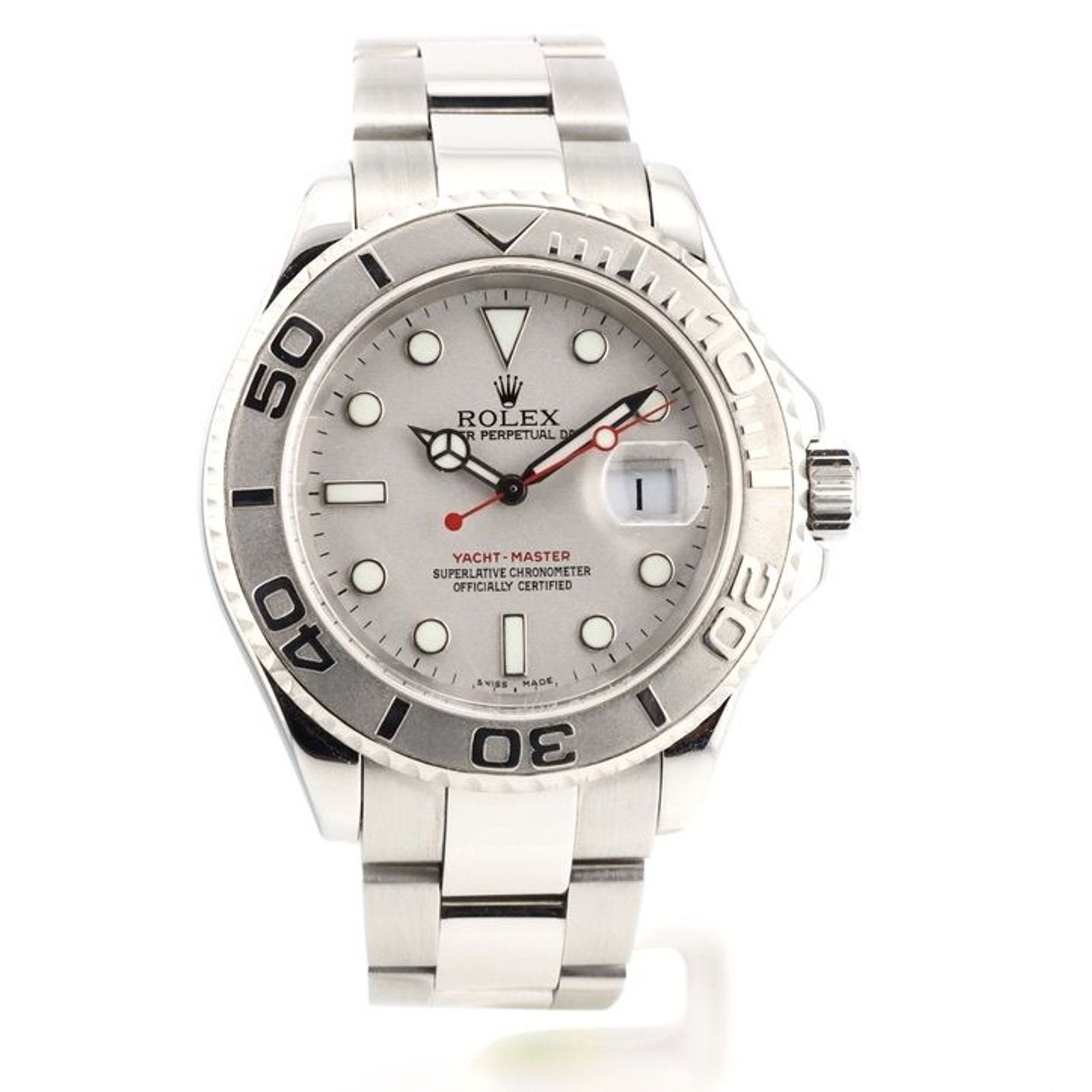 Rolex Yacht-Master 40 16622 (2006) - Silver dial 40 mm Steel case (1/8)
