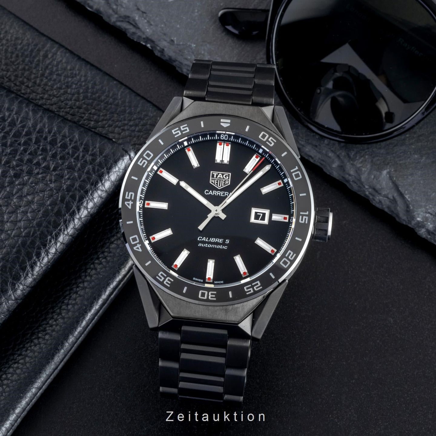 TAG Heuer Carrera Calibre HEUER 01 CAR201AA.BA0714 (2019) - White dial 43 mm Steel case (3/8)