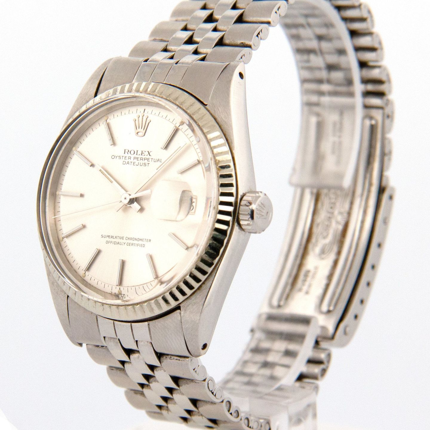 Rolex Datejust 1601 (Unknown (random serial)) - Silver dial 36 mm Steel case (2/4)