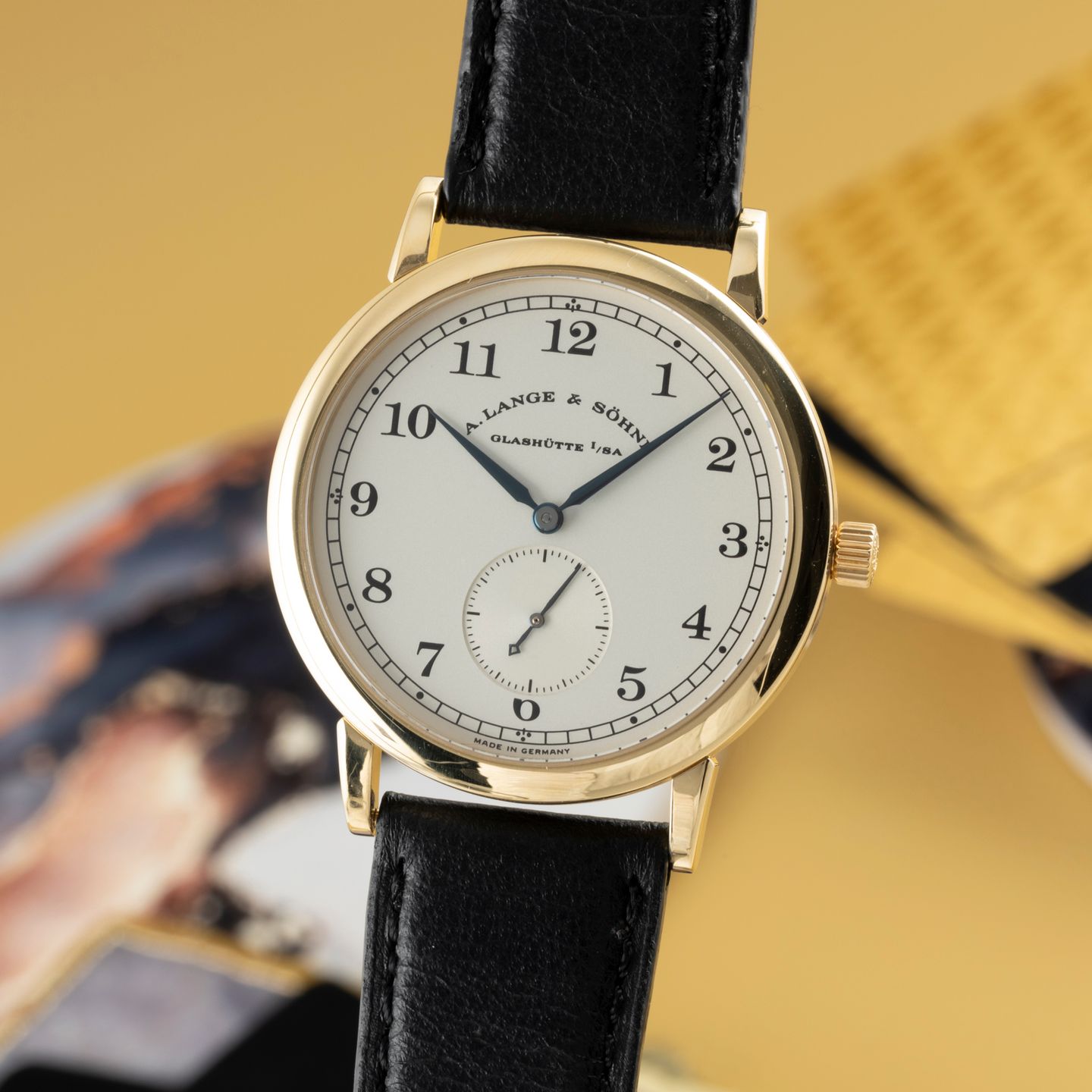 A. Lange & Söhne 1815 206.021 (2005) - Silver dial 36 mm Yellow Gold case (3/8)