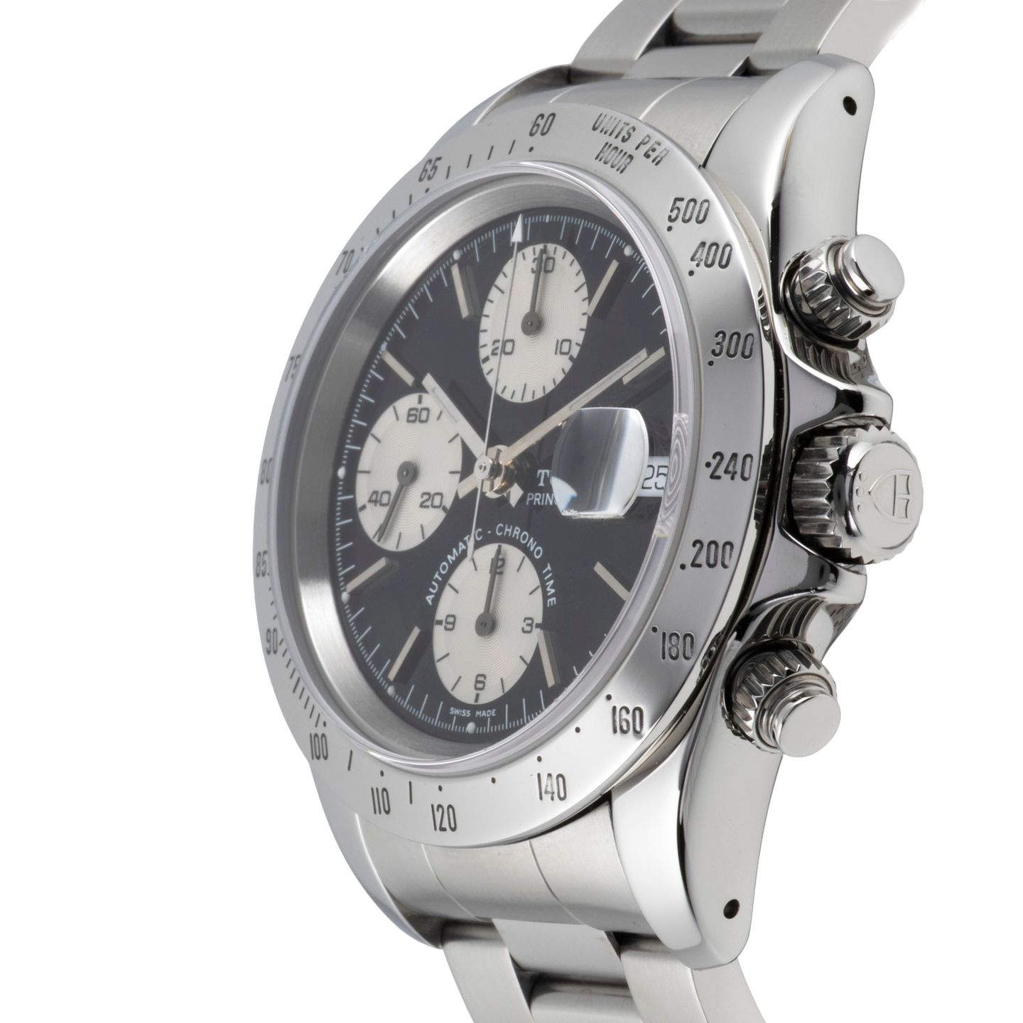 Tudor Prince Date 79280P (2002) - Zwart wijzerplaat 39mm Staal (6/8)