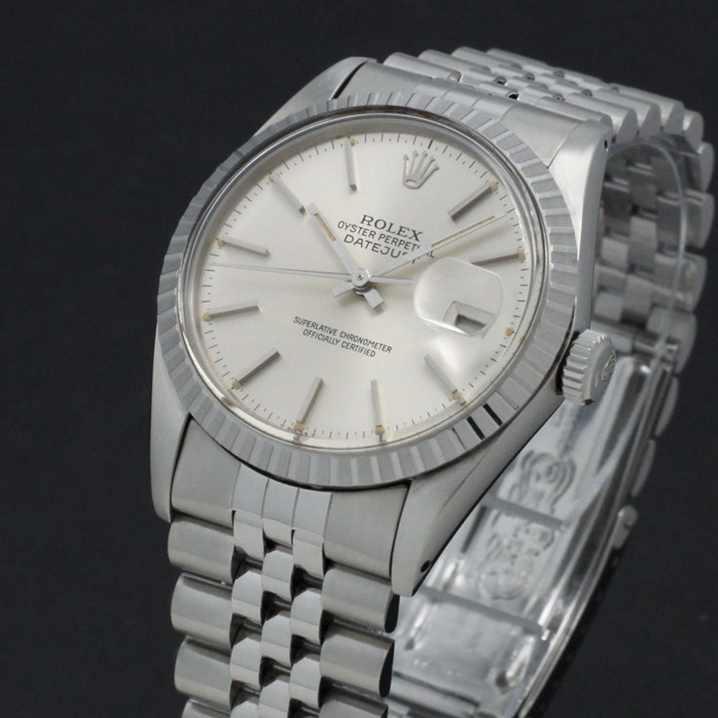 Rolex Datejust 36 16030 (1985) - Silver dial 36 mm Steel case (7/7)