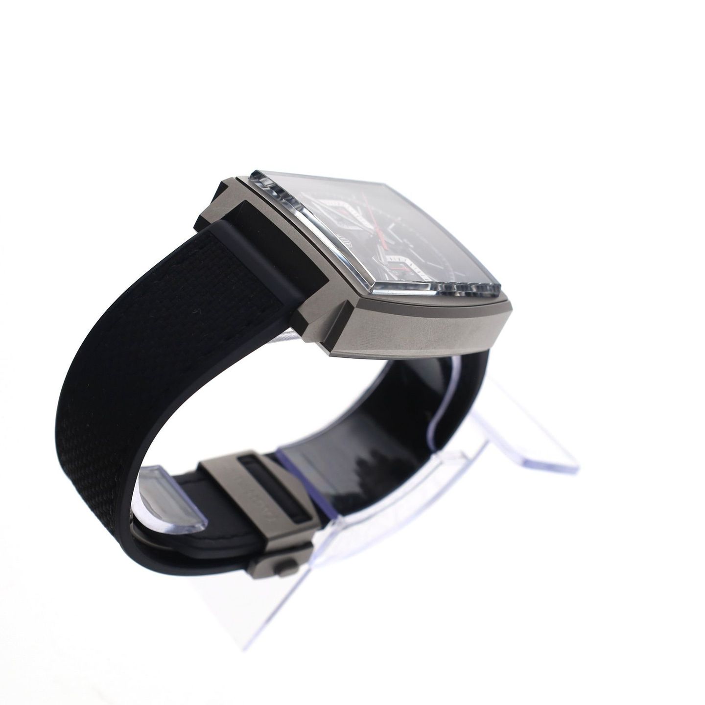 TAG Heuer Monaco CBL2183.FT6236 (2024) - Black dial 39 mm Titanium case (7/8)