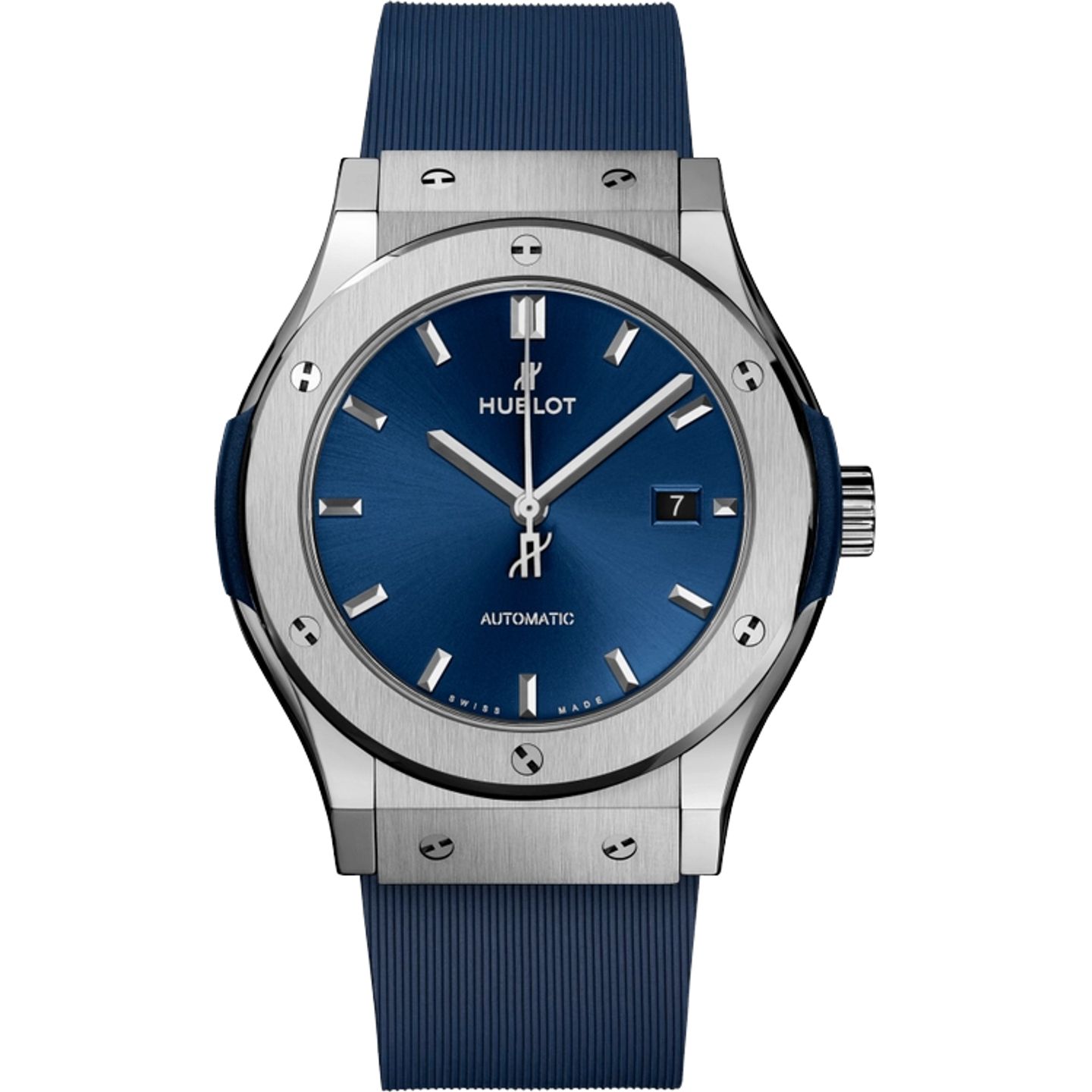 Hublot Classic Fusion Blue 542.NX.7170.RX (2025) - Blue dial 42 mm Titanium case (1/1)