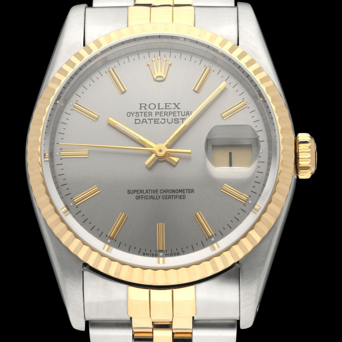 Rolex Datejust 36 16233 (1989) - 36 mm Gold/Steel case (1/8)