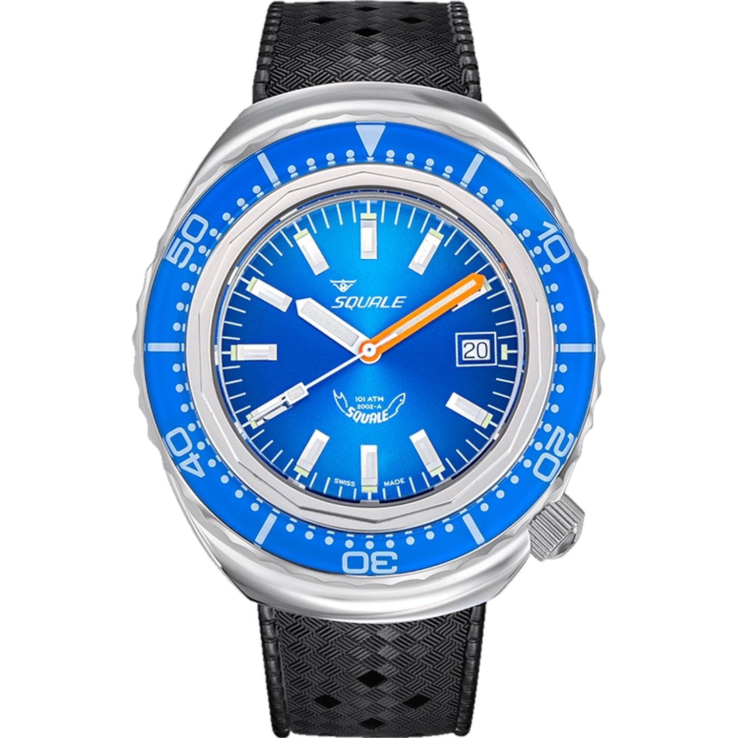 Squale 2002 2002.SS.BL.BL.HT (2026) - Blue dial 44 mm Steel case (1/1)