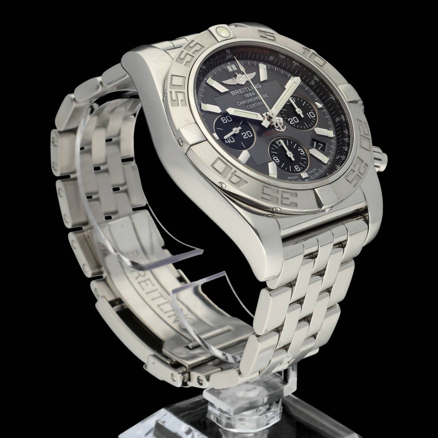 Breitling Chronomat 44 AB0110 (2013) - Grey dial 44 mm Steel case (6/8)