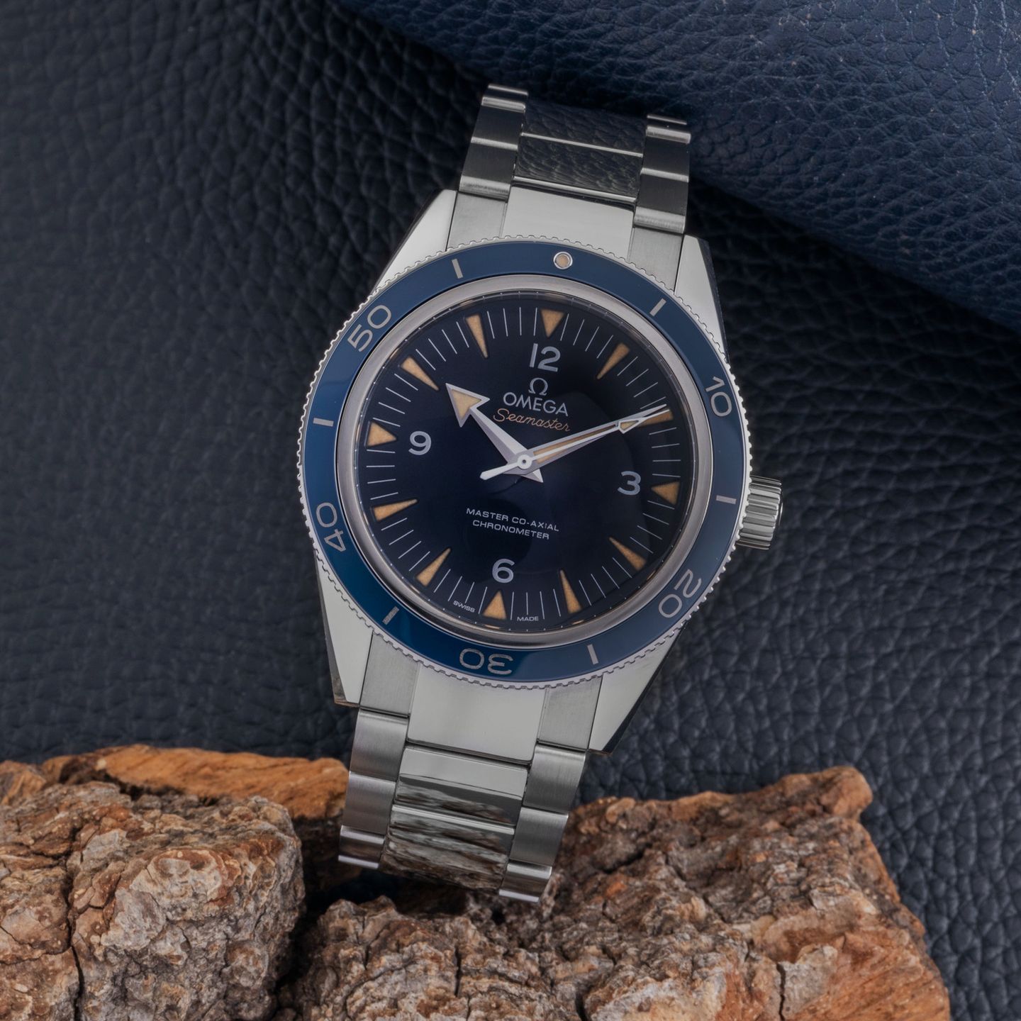 Omega Seamaster 300 233.90.41.21.03.001 (2015) - Blauw wijzerplaat 41mm Titanium (1/8)