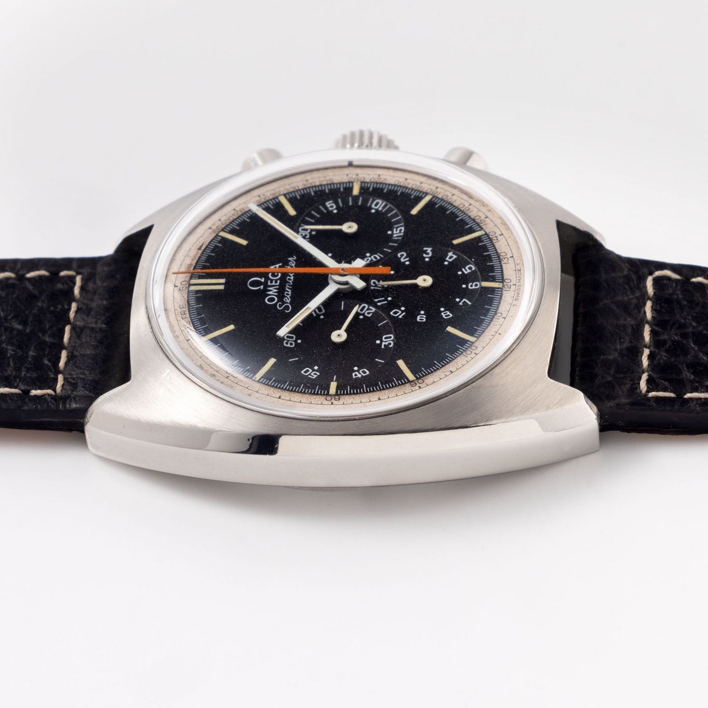 Omega Seamaster 145.006 (1967) - Zwart wijzerplaat 43mm Staal (7/8)