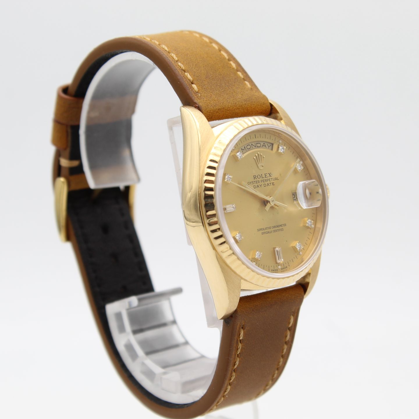 Rolex Day-Date 36 18238 (1988) - Gold dial 36 mm Yellow Gold case (2/8)