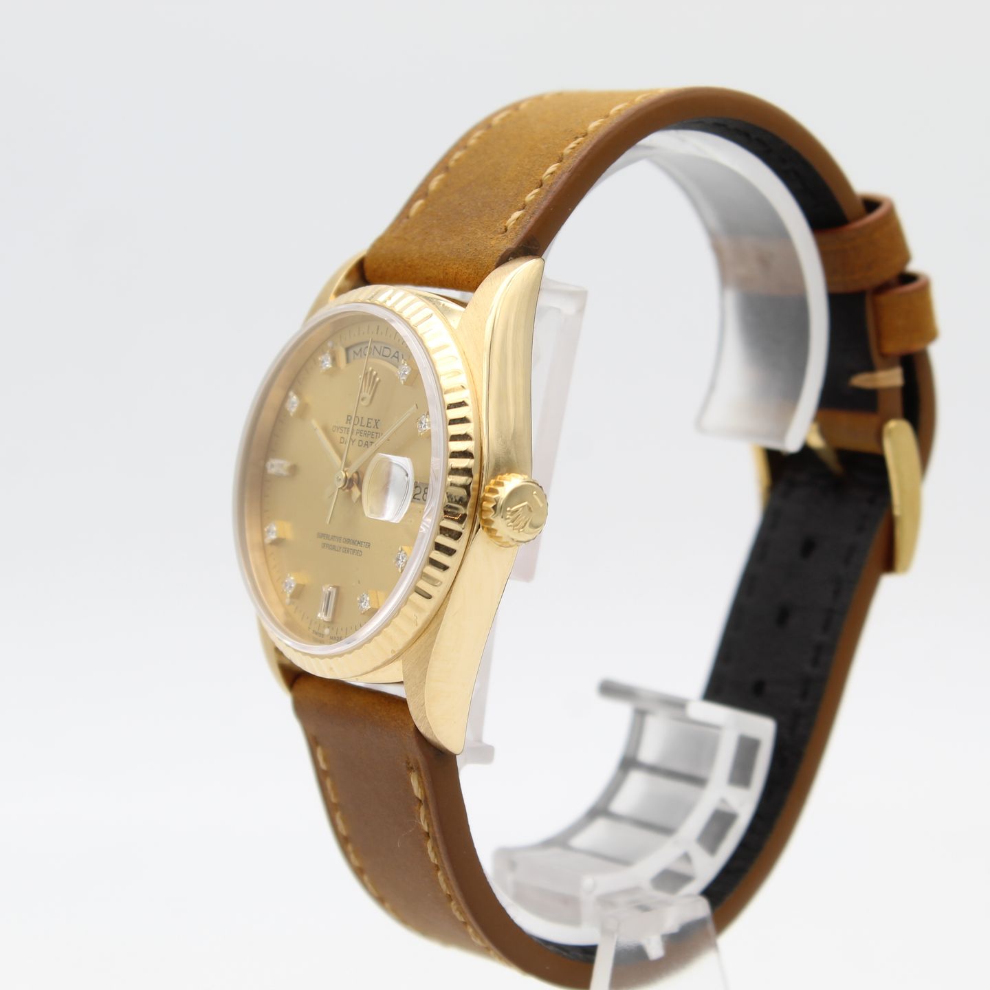 Rolex Day-Date 36 18238 (1988) - Gold dial 36 mm Yellow Gold case (3/8)