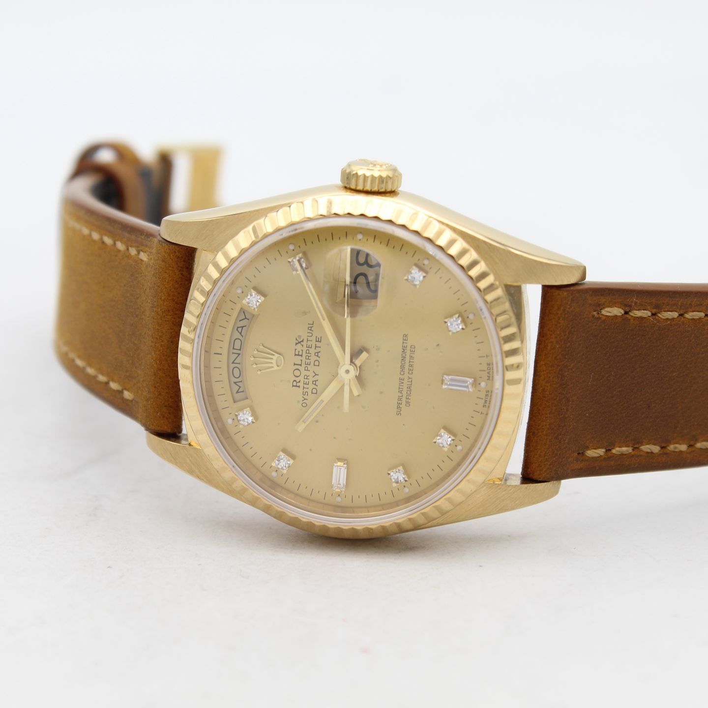 Rolex Day-Date 36 18238 (1988) - Gold dial 36 mm Yellow Gold case (6/8)