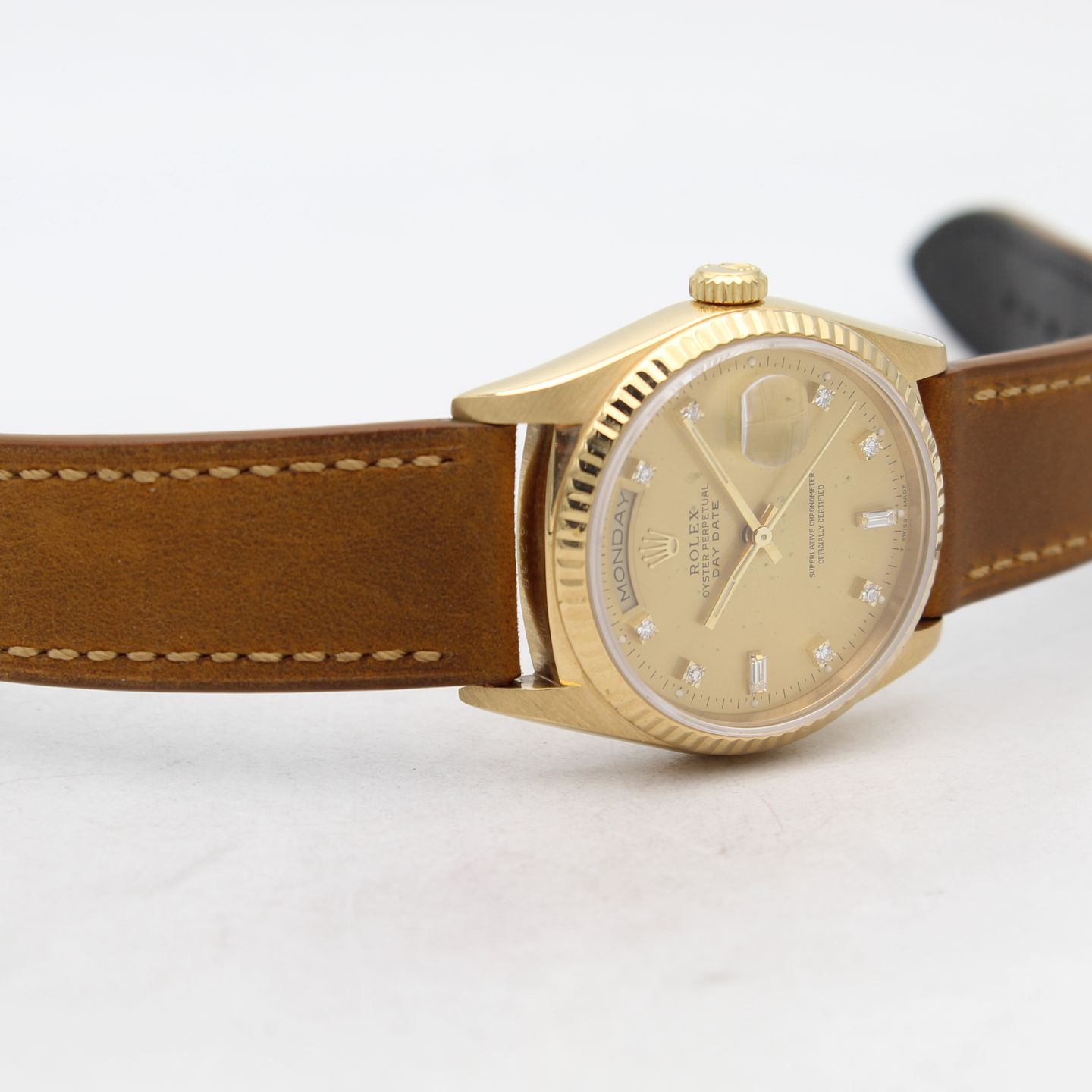 Rolex Day-Date 36 18238 (1988) - Gold dial 36 mm Yellow Gold case (4/8)