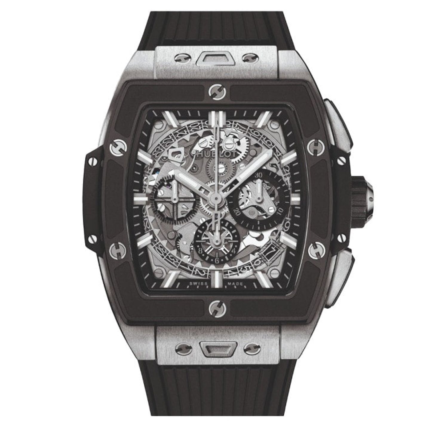 Hublot Spirit of Big Bang 642.NM.0170.RX (2025) - Transparent dial 42 mm Titanium case (1/1)