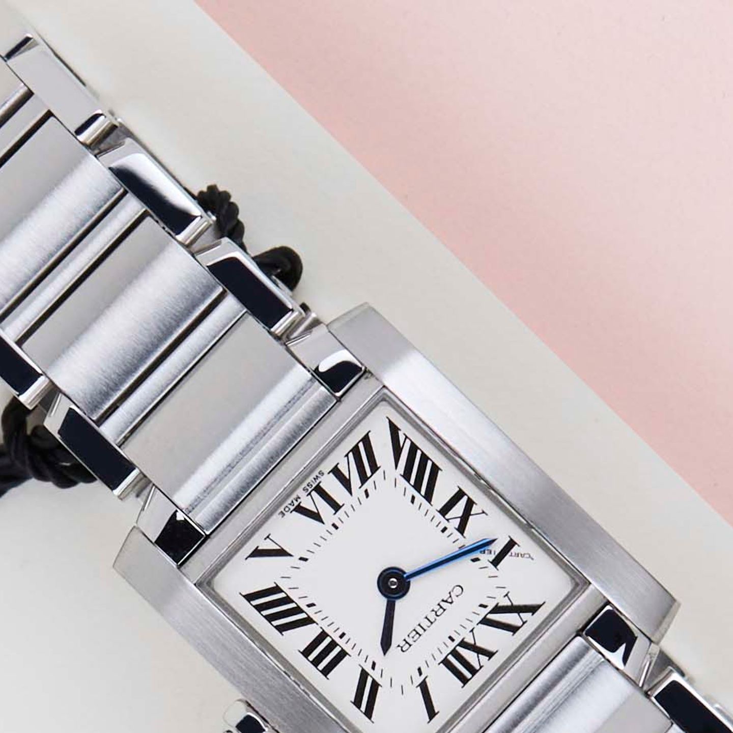 Cartier Tank Française SM W51008Q3 (2012) - 20 mm Steel case (4/8)