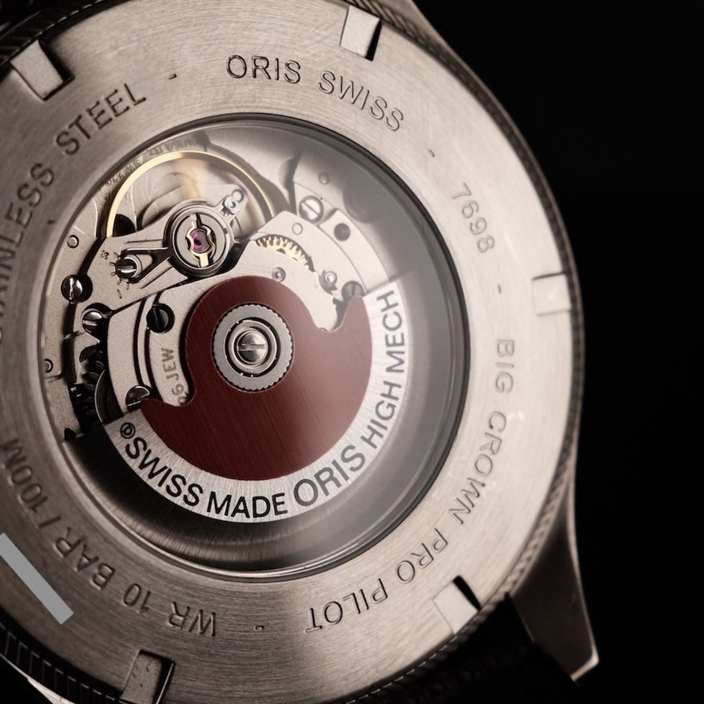 Oris ProPilot X 7698 (Onbekend (willekeurig serienummer)) - Zwart wijzerplaat 45mm Staal (3/8)