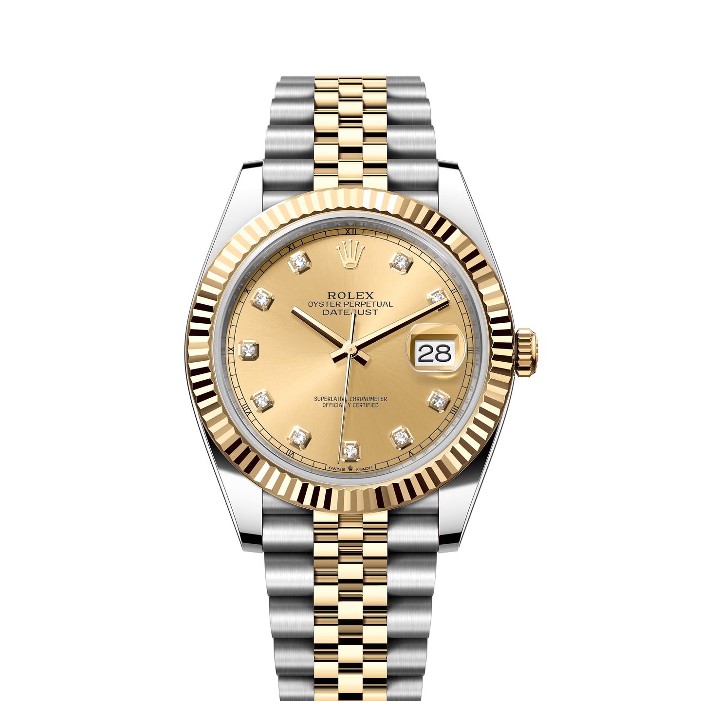 Rolex Datejust 41 126333 (2024) - Champagne dial 41 mm Gold/Steel case (1/1)