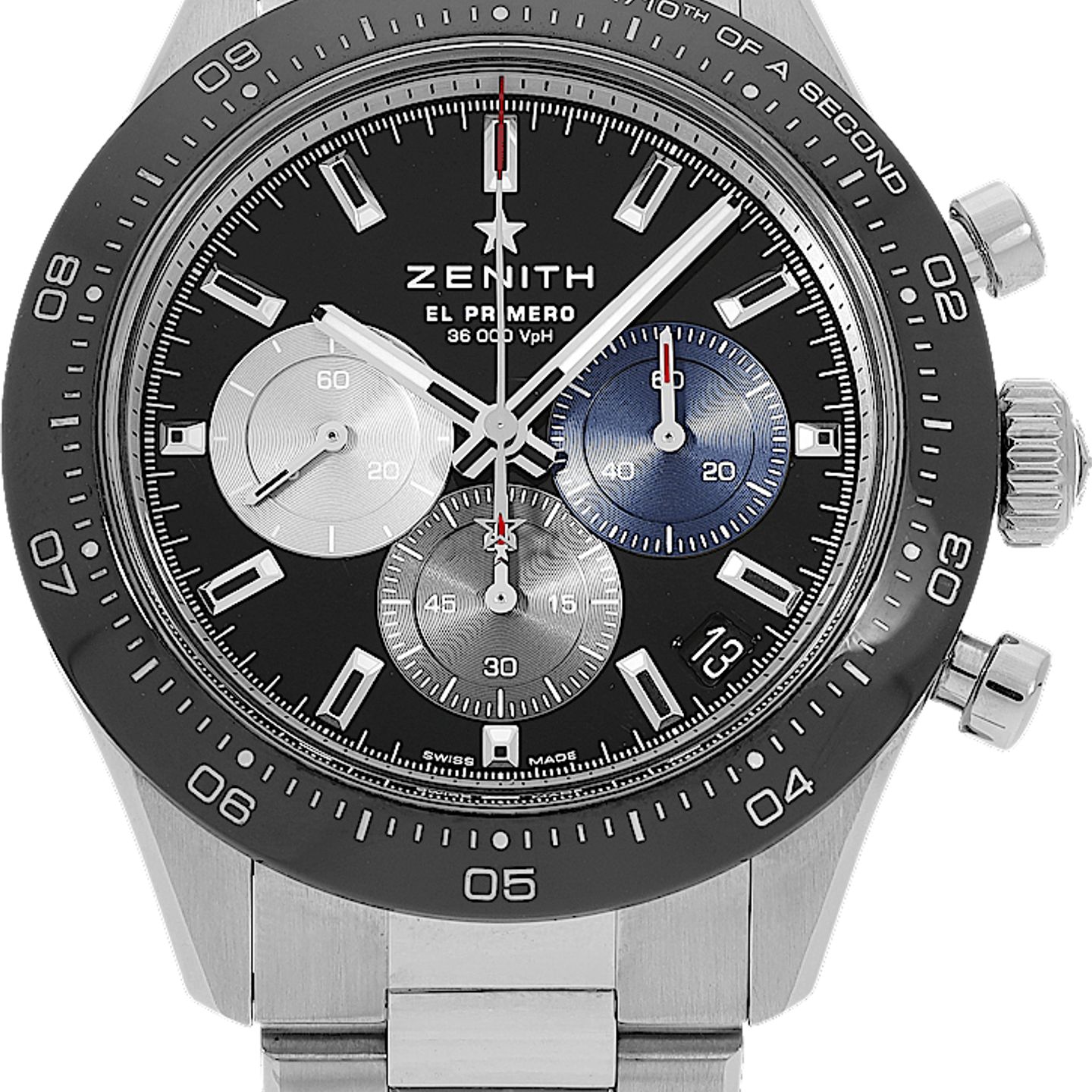 Zenith Chronomaster Sport 03.3100.3600/21.C822 (2023) - Black dial 41 mm Steel case (2/7)