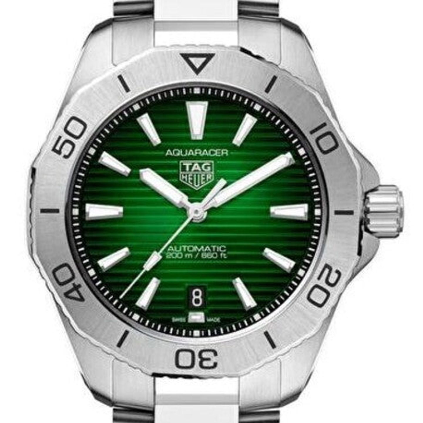 TAG Heuer Aquaracer WBP2115.BA0627 (2026) - Groen wijzerplaat 40mm Staal (1/1)