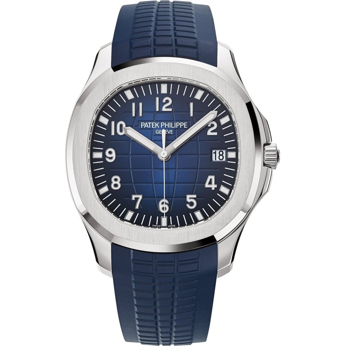 Patek Philippe Aquanaut 5168G-001 (2018) - Blauw wijzerplaat 42mm Witgoud (1/1)