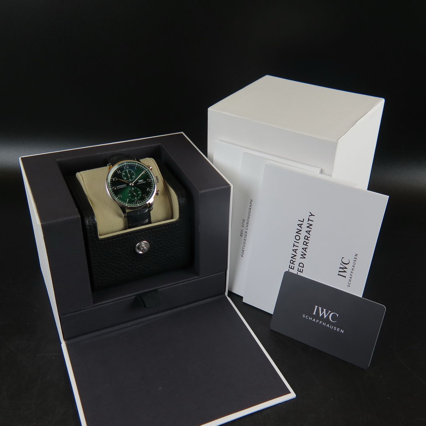 IWC Portuguese Chronograph IW371615 (2022) - Green dial 41 mm Steel case (4/4)