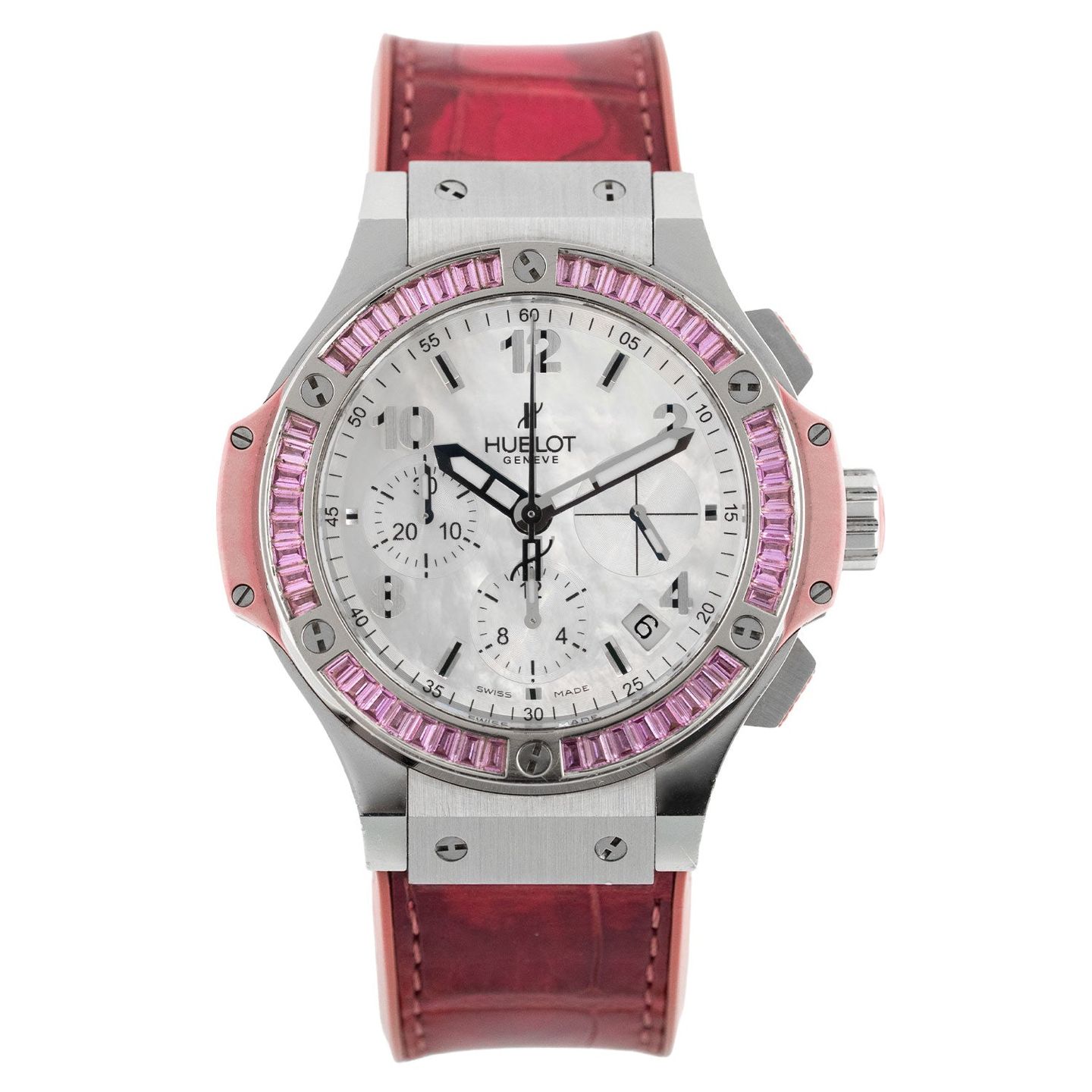 Hublot Big Bang Tutti Frutti 341.SP.6010.LR.1933 (Unknown (random serial)) - Pearl dial 41 mm Steel case (1/8)