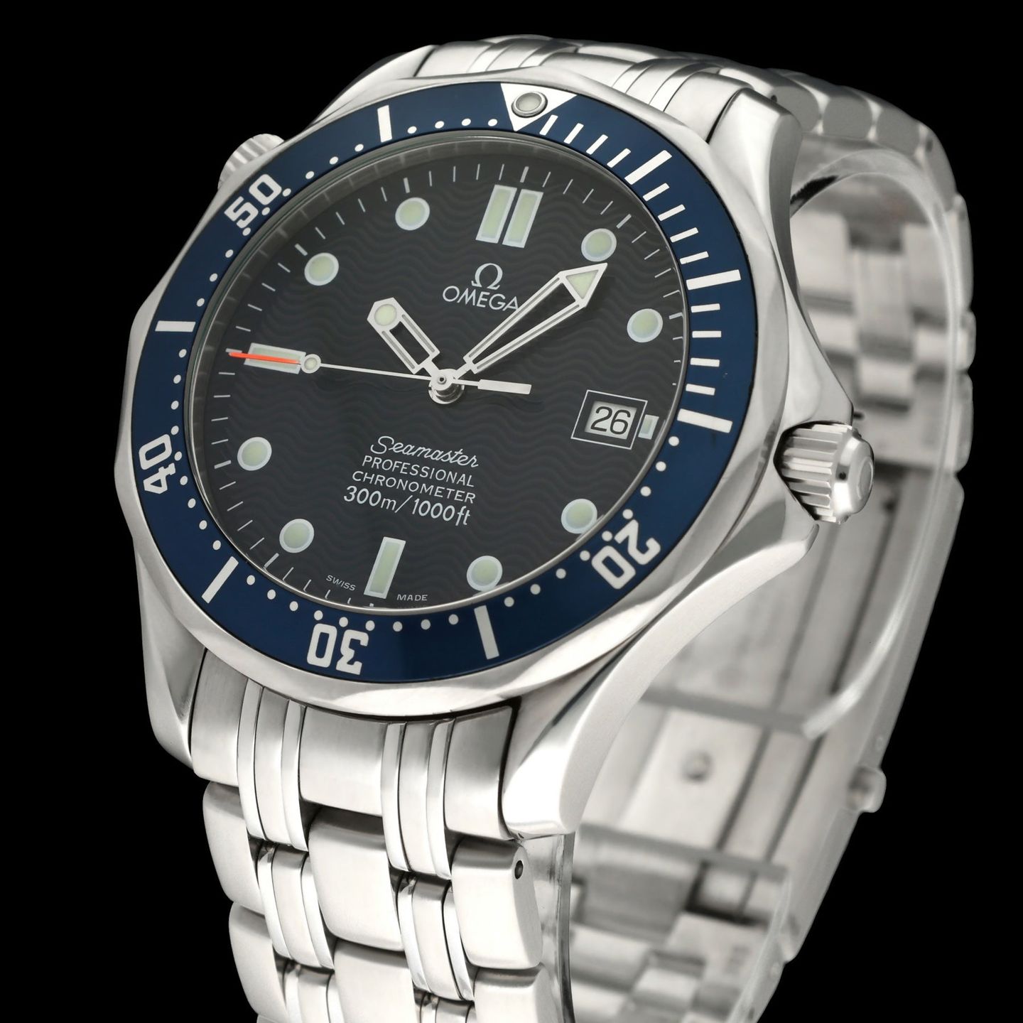 Omega Seamaster Diver 300 M 2531.80.00 (2013) - Blauw wijzerplaat 41mm Staal (7/8)