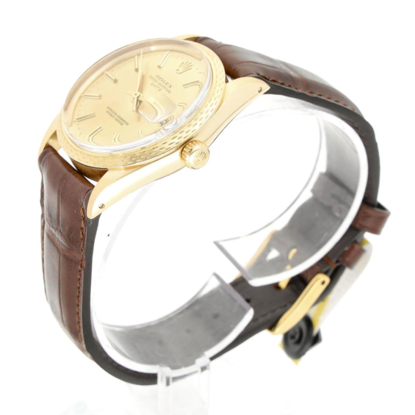 Rolex Date 15148 (1984) - 34mm Geelgoud (4/7)