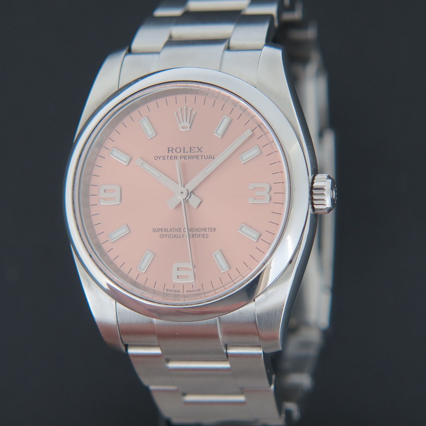 Rolex Oyster Perpetual 34 114200 (2015) - 34mm Staal (1/6)