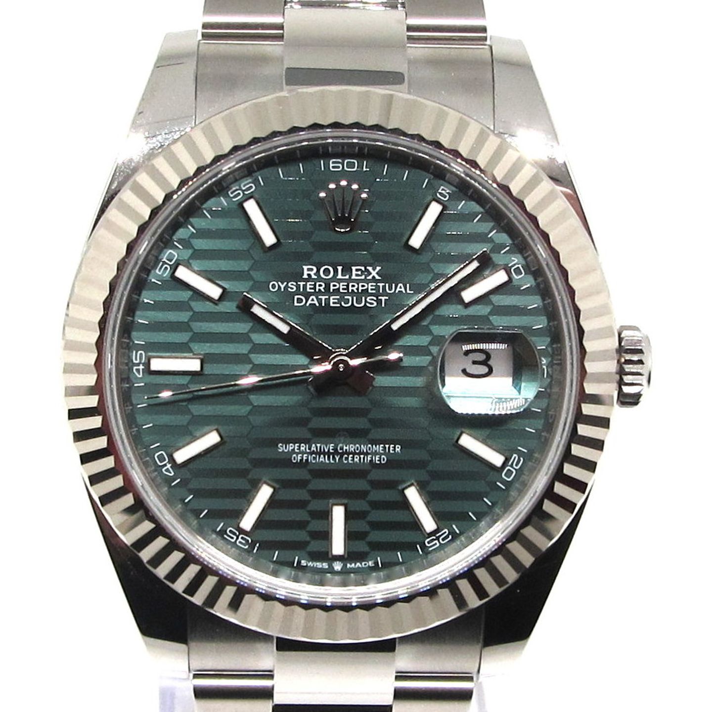 Rolex Datejust 41 126334 (2023) - Green dial 41 mm Steel case (1/7)