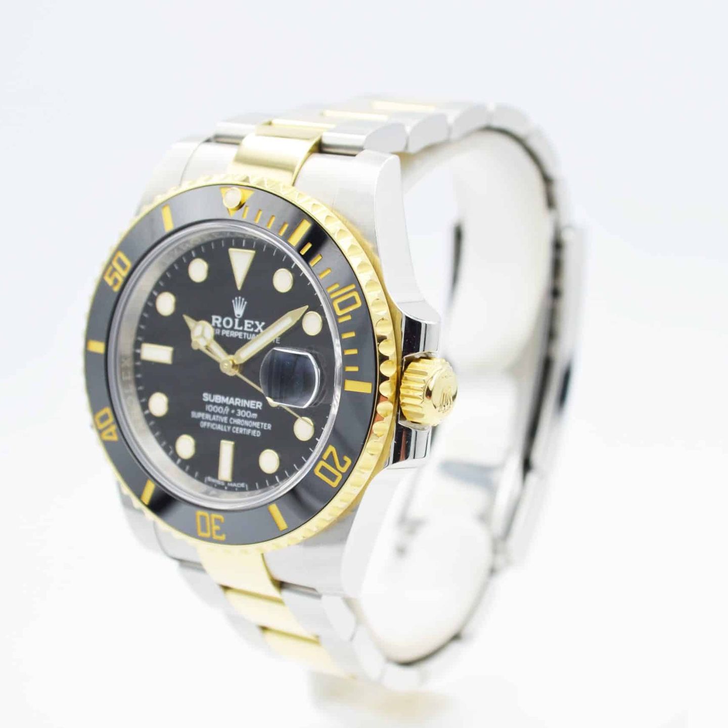 Rolex Submariner Date 116613LN (2016) - Black dial 40 mm Gold/Steel case (2/7)