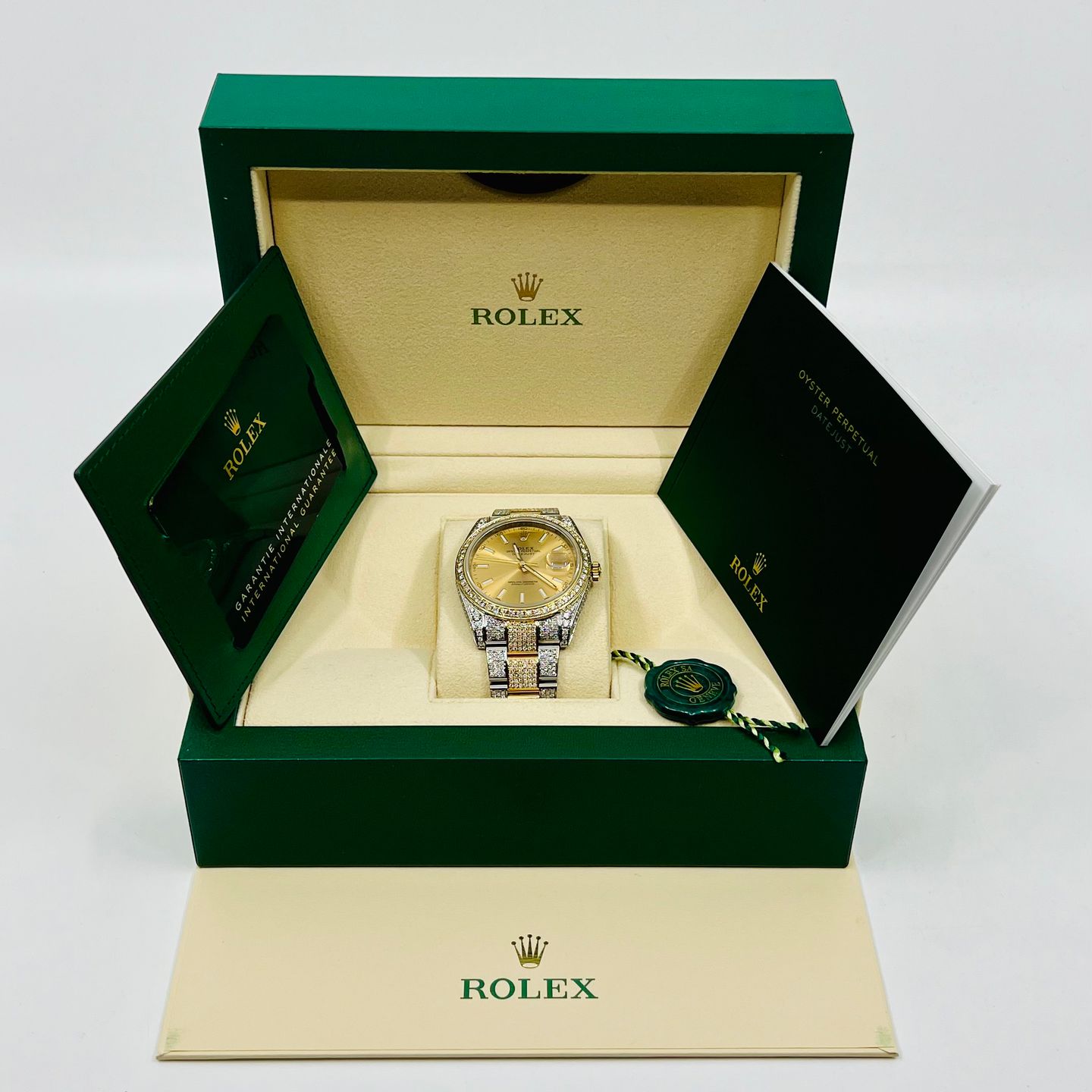 Rolex Datejust 41 126300 (2021) - Champagne dial 41 mm Steel case (3/8)