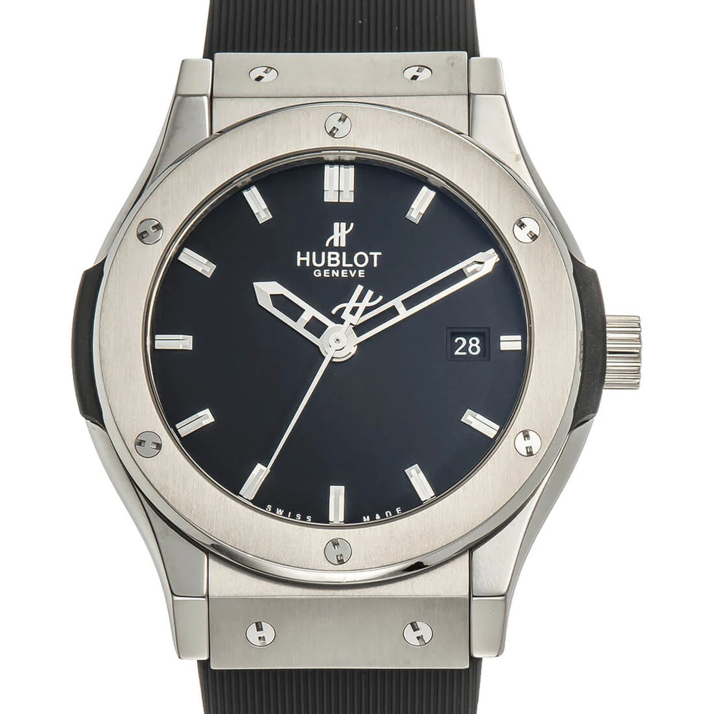 Hublot Classic Fusion 542.NX.1171.RX (2024) - Zwart wijzerplaat 42mm Titanium (2/3)