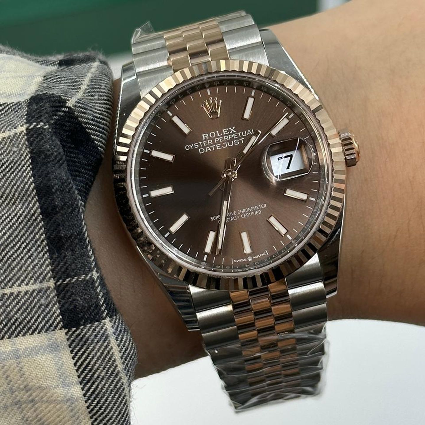 Rolex Datejust 126231 (2025) - 44mm Roségoud (1/10)